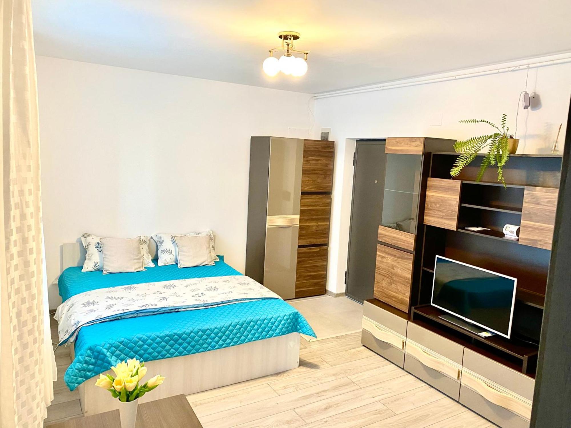 Ferienwohnung Garsoniera Trivale City Piteşti Exterior foto